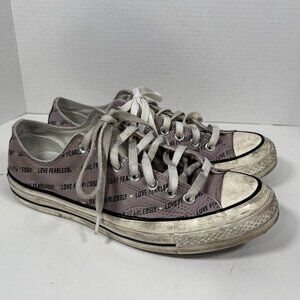 Converse Chuck Taylor "Love Fearlessly" sneaker. Size 10.5